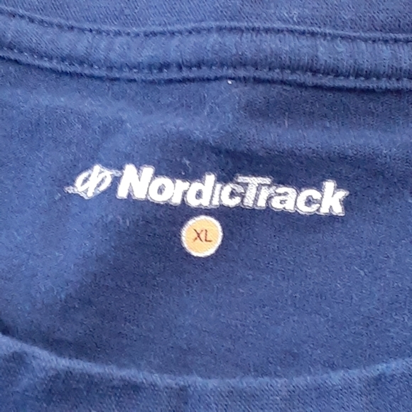 Nordic Track Navy Blue T-Shirt Size XL - Picture 3 of 6
